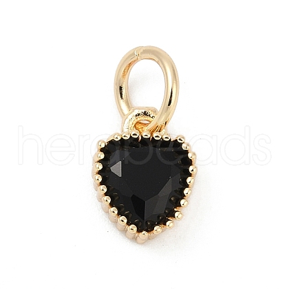 Brass Micro Pave Cubic Zirconia Pendants KK-H204-01KCG-04-1