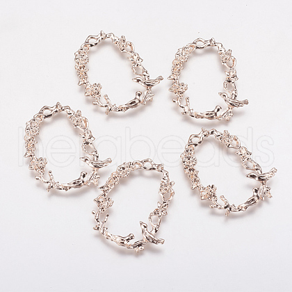 Alloy Pendants PALLOY-P166-06RG-1