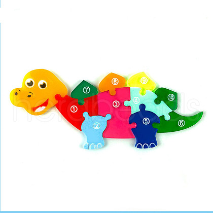 Tyrannosaurus DIY Puzzle Silicone Molds DIY-G046-19-1
