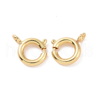 Brass Spring Ring Clasps KK-G435-24G-1