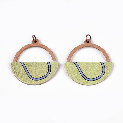 Wood Pendants FIND-N007-03C-03-1