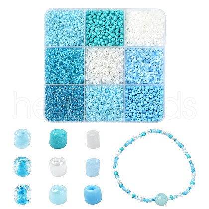 Mixed Style Glass Seed Bead Sets SEED-YW0002-60A-1