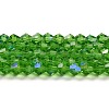 Transparent Electroplate Glass Beads Strands EGLA-A039-T2mm-L03-1