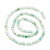 Gradient Color Electroplate Glass Bead Strands X1-GLAA-E042-03D-2