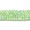 Imitation Jade Electroplate Glass Beads Strands EGLA-A039-J4mm-B01-1