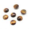 Natural Tiger Eye Gemstone Cabochons G-T020-8mm-26-1