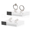 Transparent Acrylic & Plastic Rings Display Stands ODIS-WH0061-63-1