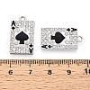 Rack Plating Alloy Crystal Rhinestone Pendants RB-L036-VF917-1-3