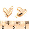 Brass Micro Pave Cubic Zirconia Charms KK-E090-40G-3