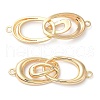 Brass Connector Charms KK-C028-22G-1