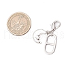 Tibetan Style Alloy Pendants with Iron Open Jump Rings and Zinc Alloy Lobster Claw Clasps and 201 Stainless Steel Links Decorations HJEW-JM03037-3