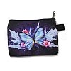 Butterfly Pattern Polyester Clutch Bags PAAG-PW0016-16G-1