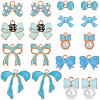SUNNYCLUE 54Pcs 9 Styles Alloy Enamel Pendants ENAM-SC0005-87-1
