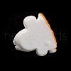 Opaque Resin Cute Bunny Pendants RESI-K023-02-2