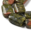 Natural Unakite Beads Strands G-M420-M01-02-4