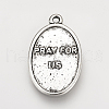 Tibetan Style Alloy Pendants TIBE-Q078-09AS-RS-4