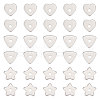 Unicraftale 150Pcs 3 Style 304 Stainless Steel Beads STAS-UN0047-39-1