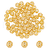 CHGCRAFT Brass Hollow Beads KK-CA0001-66G-1