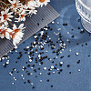GOMAKERER White & Black Series Glass Seed Beads SEED-GO0001-03-4