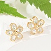 Brass Earring Studs X-KK-S348-421-4