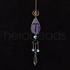 Natural Agate Piece Hanging Ornaments PW-WG42030-03-1