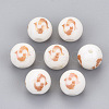 Electroplate Glass Beads EGLA-S178-11C-04-1