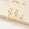 3Pcs S925 Sterling Silver Lightning Bolt Earring Sets ZH5112-1-3
