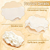 3 Yards Polyester Double-Layer Pleated Ribbon OCOR-WH0090-044B-4