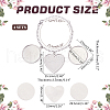 4Pcs 304 Stainless Steel and Brass Bracelets Making BJEW-PH01793-2