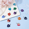 Natural Banded Agate/Striped Agate Pendants G-PH0034-53-8