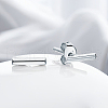 Stick S925 Sterling Silver Stud Earrings LA7874-1