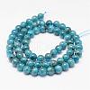 Natural Apatite Bead Strands G-P204-09-6mm-2