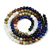 Natural Mixed Gemstone Beads Strands G-D080-A01-02-01-2