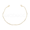 Brass Textured Wavy Open Cuff Bangle Making KK-U020-16G-1