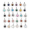 Natural & Synthetic Mixed Stone Pendants G-F786-08P-1