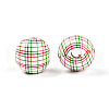 Easter Theme Printed Wood Beads WOOD-T032-22C-2