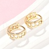 Hollow Flower Brass Hoop Earrings EJEW-Z102-18G-3