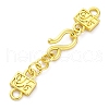 Brass Hook and S-Hook Clasps KK-U059-22G-1