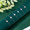 20Pcs 304 Stainless Steel Slider Cable Chain Slider Bracelet Makings DIY-DC00001-5