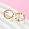 304 Stainless Steel Twist Hoop Earrings for Women EJEW-A130-02A-G-5