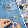 Unicraftale DIY Blank Dome Finger Ring Making Kit DIY-UN0004-18A-4