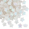 HOBBIESAY 100Pcs Spray Painted Glass Beads GLAA-HY0001-40-1