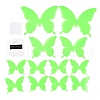 3D Plastic Luminous Wall Stickers DIY-F077-05F-1