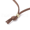 Crystal Holder Cage Necklaces NJEW-JN04586-03-8