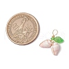 Natural Sea Shell Copper Wire Wrapped Pendants PALLOY-JF03611-01-2