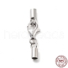 Anti-Tarnish 925 Sterling Silver Lobster Claw Clasps STER-P055-03C-P-1
