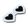 Cute Opaque Printed Acrylic Pendants MACR-L002-A06-3
