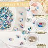 Beebeecraft 56Pcs 4 Styles Glass Rhinestone Cabochons RGLA-BBC0001-02-6