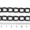Oxidation Aluminum Faceted Curb Chains CHA-TAC0003-01EB-B-2