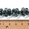 Handmade Dichroic Foil Glass Beads Strands DICH-U001-04E-4
